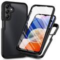 Samsung Galaxy A15/A15 5G Série 360 Ochranné Puzdro - Čierne / Číre