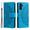 Samsung Galaxy A16 Séria Mandala Puzdro - Modrá