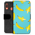 Samsung Galaxy A20e prémiové puzdro na peňaženku - Banány
