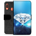 Samsung Galaxy A20e prémiové puzdro na peňaženku - Diamant
