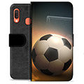 Samsung Galaxy A20e prémiové puzdro na peňaženku - Futbal