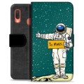 Samsung Galaxy A20e prémiové puzdro na peňaženku - Na Mars