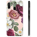 Samsung Galaxy A20e puzdro TPU - Romantické kvety