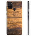 Samsung Galaxy A21s puzdro TPU - Drevo