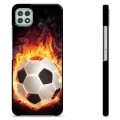 Samsung Galaxy A22 5G ochranný kryt - Futbalový plameň