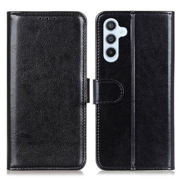 Samsung Galaxy A25 peňaženka s magnetickým uzáverom - čierna