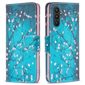 Samsung Galaxy A25 Wonder Series Wallet Case - White Flowers