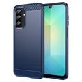 Samsung Galaxy A26 Puzdro z Brúseného TPU - Uhlíkové Vlákno