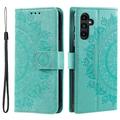 Samsung Galaxy A36 Séria Mandala Puzdro - Zelená