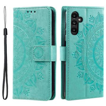 Samsung Galaxy A36 Séria Mandala Puzdro - Zelená
