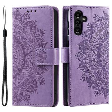Samsung Galaxy A36 Séria Mandala Puzdro - Fialová