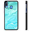 Samsung Galaxy A40 ochranný kryt - Modrý mramor