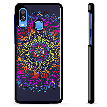 Samsung Galaxy A40 ochranný kryt - Farebná mandala