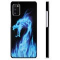Samsung Galaxy A41 ochranný kryt - Modrý ohnivý drak