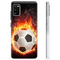 Samsung Galaxy A41 puzdro TPU - Futbalový plameň