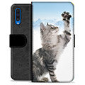 Samsung Galaxy A50 prémiové puzdro na peňaženku - Mačka