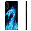 Samsung Galaxy A50 ochranný kryt - Modrý ohnivý drak