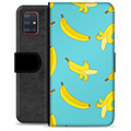 Samsung Galaxy A51 prémiové puzdro na peňaženku - Banány