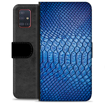 Samsung Galaxy A51 prémiové puzdro na peňaženku - Kožené
