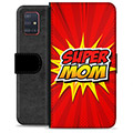 Samsung Galaxy A51 prémiové puzdro na peňaženku - Super mama
