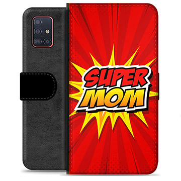 Samsung Galaxy A51 prémiové puzdro na peňaženku - Super mama