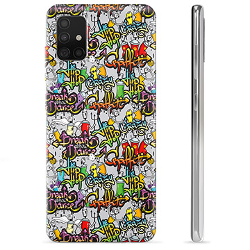 Samsung Galaxy A51 puzdro TPU - Graffiti