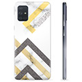 Samsung Galaxy A71 puzdro TPU - Abstract Mramor