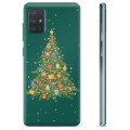 Samsung Galaxy A71 puzdro TPU - Vianočný stromček