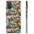 Samsung Galaxy A71 puzdro TPU - Graffiti