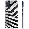 Samsung Galaxy A71 puzdro TPU - Zebra