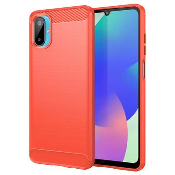 Samsung Galaxy M06/F06 5G Brushed TPU Case - Carbon Fiber
