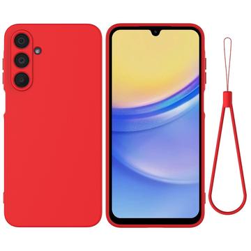 Samsung Galaxy M16/F16 Liquid Silicone Case with Hand Strap