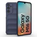 Samsung Galaxy M16/F16 Rugged TPU Puzdro - Tmavomodrá