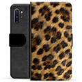 Samsung Galaxy Note10+ prémiové puzdro na peňaženku - Leopard
