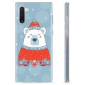Samsung Galaxy Note10 puzdro TPU - Vianočný medveď
