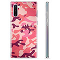 Samsung Galaxy Note10 puzdro TPU - Ružová kamufláž