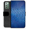 Samsung Galaxy Note20 prémiové puzdro na peňaženku - Kožené