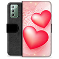 Samsung Galaxy Note20 prémiové puzdro na peňaženku - Láska