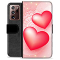 Samsung Galaxy Note20 Ultra prémiové puzdro na peňaženku - Láska