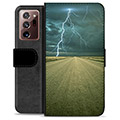 Samsung Galaxy Note20 Ultra prémiové puzdro na peňaženku - Búrka