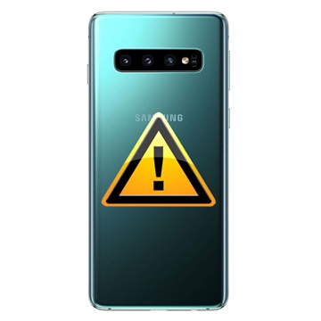 Samsung Galaxy S10 Oprava krytu batérie - hranol zelený