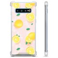 Samsung Galaxy S10 hybridné puzdro - Citrónový vzor