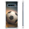 Samsung Galaxy S10+ hybridné puzdro - Futbal