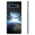 Samsung Galaxy S10+ puzdro TPU - Vesmír