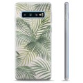 Samsung Galaxy S10+ puzdro TPU - Tropický