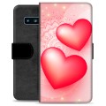 Samsung Galaxy S10+ prémiové puzdro na peňaženku - Láska