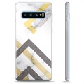 Samsung Galaxy S10+ puzdro TPU - Abstract Mramor