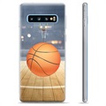 Samsung Galaxy S10+ puzdro TPU - Basketbal