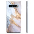 Samsung Galaxy S10+ puzdro TPU - Elegantný mramor