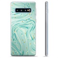 Samsung Galaxy S10+ puzdro TPU - Zelená mäta